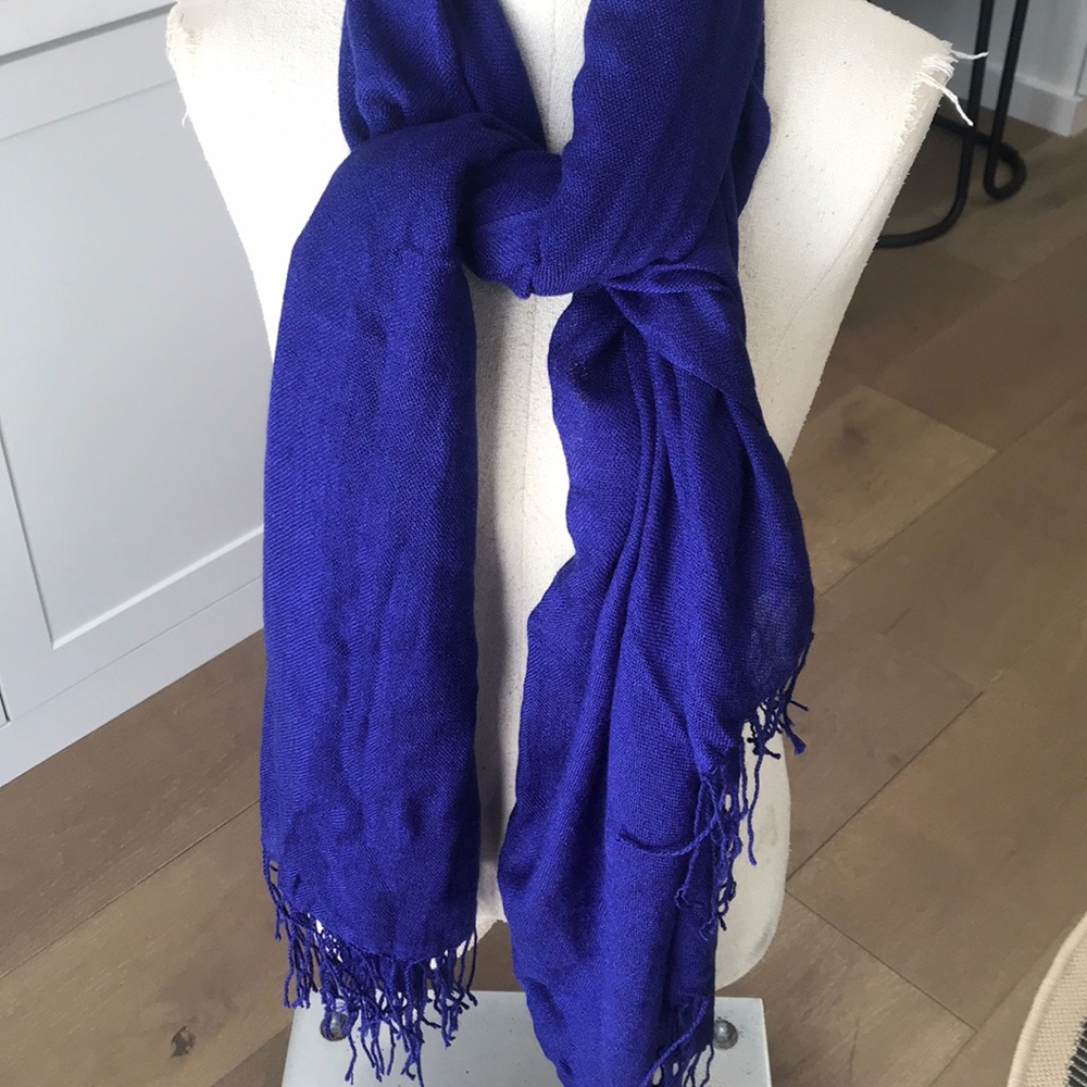 Royal blue scarf/wrap